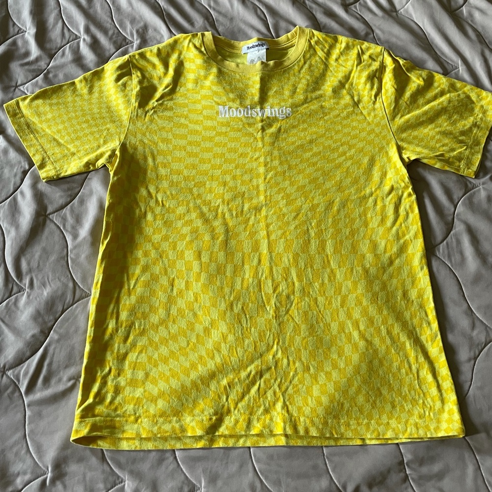 checkered T-shirt